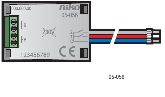 05-056 - UP-INTERFACE FÜR TASTER, zum Anschluss von 2 mechanischen Tastern. Ersatztype 05-058